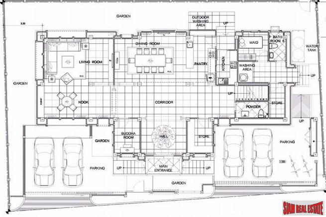 New Modern Five Bedroom Family-Style Home with Rooftop Terrace and 4 Parking Stalls for Sale in Ari-18