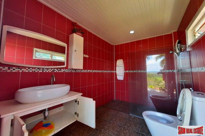 Spectacular Sea Views from this Three Bedroom Two Storey House for Sale in the Chalong Hills-9
