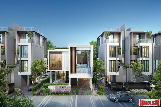 Secure Estate of Luxury Town Homes in Construction at Sukumvit 101, Phunnawithee-23