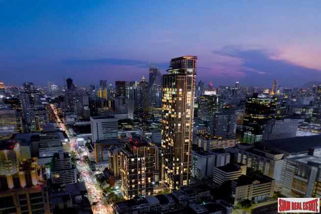 Newly Completed Ultra Luxury High-Rise Condo at Chidlom in the Pathumwan Area -Discount and Rental Guarantee 5% for 2 Years! 2 Bed Units-0