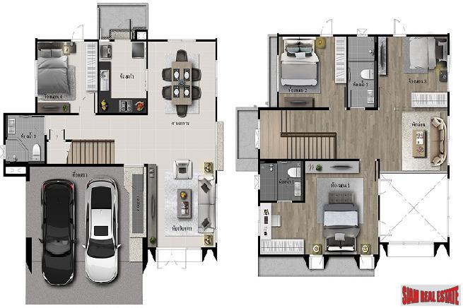 New Secure Estate of Modern Family Homes by Leading Thai Developer close to Suvarnabhumi International Airport - 4 Beds-19