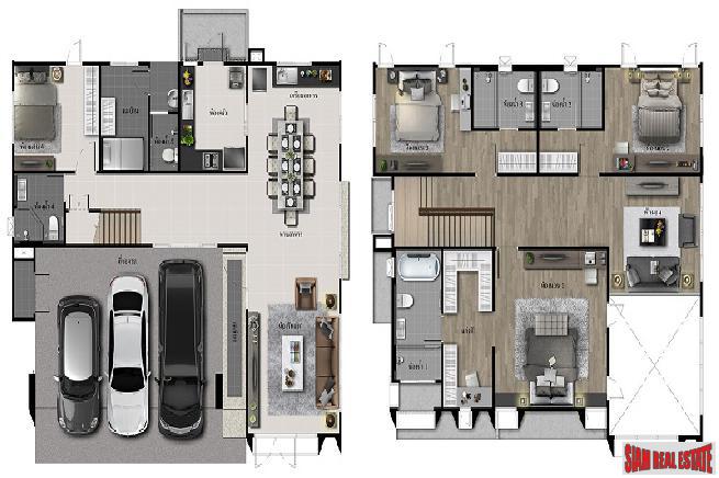 New Secure Estate of Modern Family Homes by Leading Thai Developer close to Suvarnabhumi International Airport - 4 Beds-20