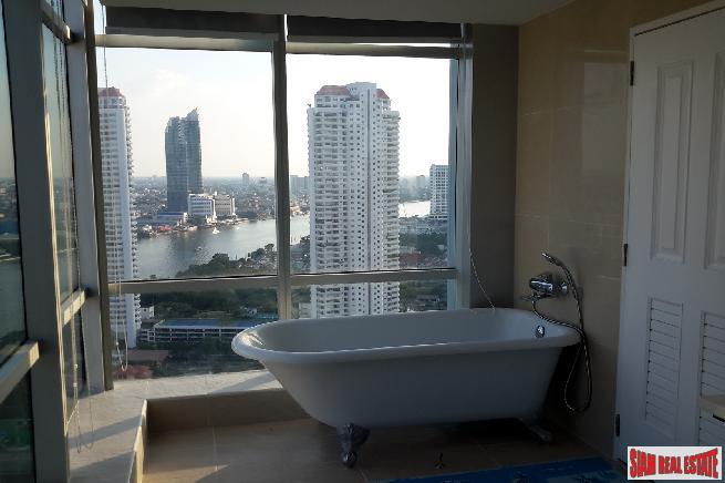 Baan Sathorn Chaophraya | Exceptional River Views from this 2 Bed Corner Unit on 26th Floor on the Chaophraya River-26