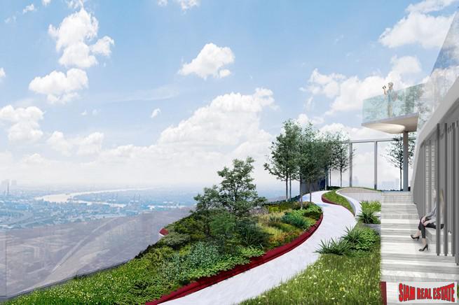 New High-Rise of Loft Duplex Smart Home Condos by BTS Phra Khanong at Rama 4 Road with City and Chao Phraya River Views - 1 Bed Units- Last Few Units Back to Market!-15
