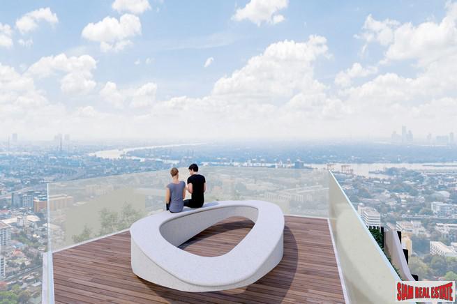 New High-Rise of Loft Duplex Smart Home Condos by BTS Phra Khanong at Rama 4 Road with City and Chao Phraya River Views - 1 Bed Units- Last Few Units Back to Market!-16