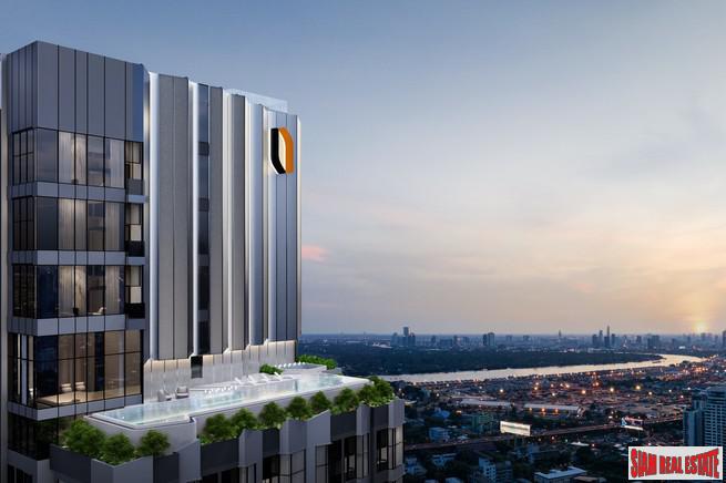 New High-Rise of Loft Duplex Smart Home Condos by BTS Phra Khanong at Rama 4 Road with City and Chao Phraya River Views - 1 Bed Plus Units - Last Few Units Back to Market!-0
