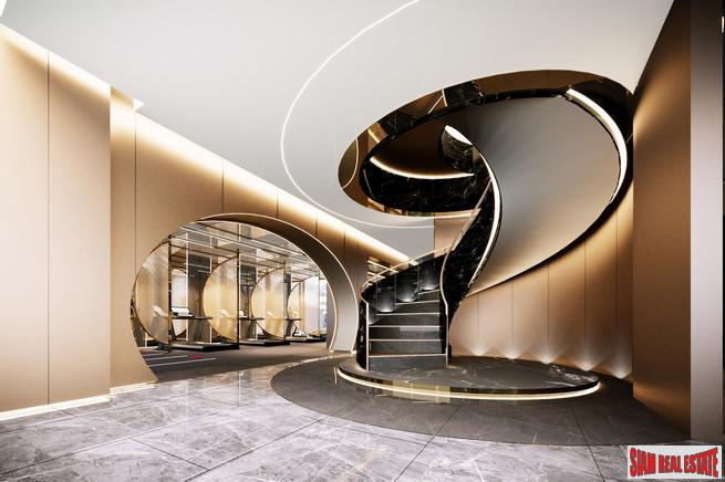 Hot New Luxury High-Rise Condo of Loft Units at the New Central Business District next to MRT Huai Khwang - 1 Bed Loft Units - Free Full Furniture and Discount!-13