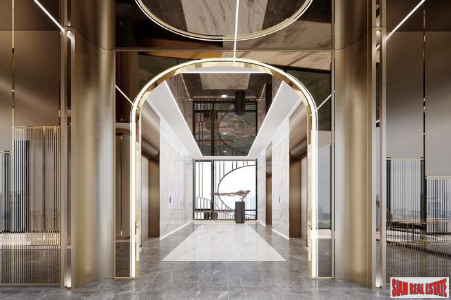 Hot New Luxury High-Rise Condo of Loft Units at the New Central Business District next to MRT Huai Khwang - 1 Bed Loft Units - Free Full Furniture and Discount!-14