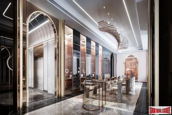 Hot New Luxury High-Rise Condo of Loft Units at the New Central Business District next to MRT Huai Khwang - 1 Bed Loft Units - Free Full Furniture and Discount!-2