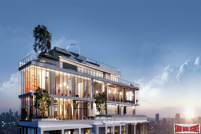 Hot New Luxury High-Rise Condo of Loft Units at the New Central Business District next to MRT Huai Khwang - 1 Bed Loft Units - Free Full Furniture and Discount!-3
