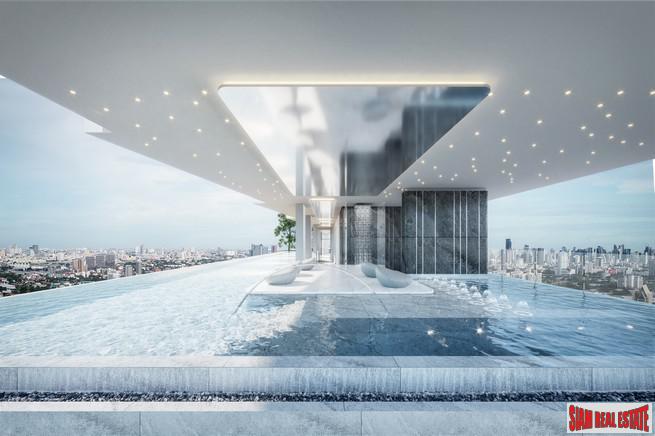 Hot New Luxury High-Rise Condo of Loft Units at the New Central Business District next to MRT Huai Khwang - 1 Bed Loft Units - Free Full Furniture and Discount!-5