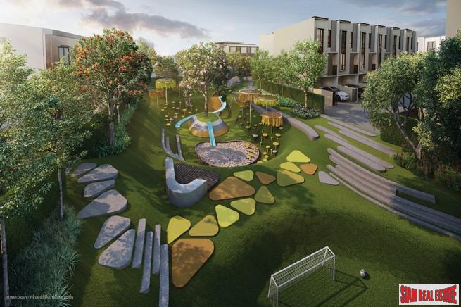 New Project of Premium Townhomes in a Picturesque Community with Excellent Facilities near Mega Bangna - 2/3 Bed 132 Sqm Units-8