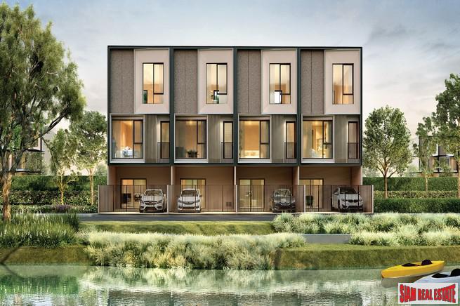 New Project of Premium Townhomes in a Picturesque Community with Excellent Facilities near Mega Bangna - 3 Bed 168 Sqm Units-0
