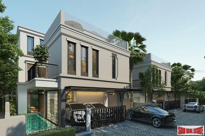 Boutique Estate of only 8 Luxury Homes with Private Pool at Phahon Yothin, near BTS, Chatuchak Area