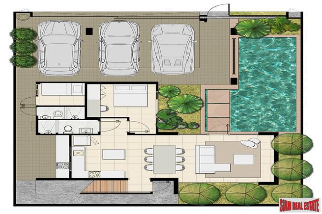 Boutique Estate of only 8 Luxury Homes with Private Pool at Phahon Yothin, near BTS, Chatuchak Area