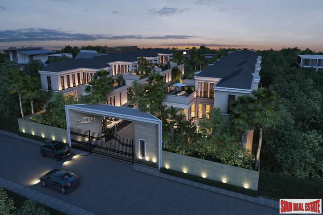 Boutique Estate of only 8 Luxury Homes with Private Pool at Phahon Yothin, near BTS, Chatuchak Area
