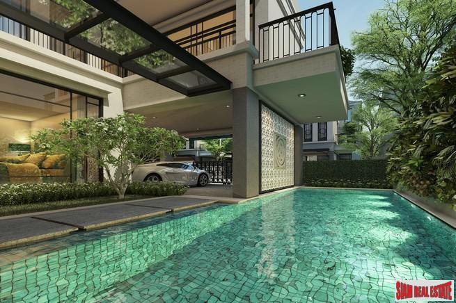 Boutique Estate of only 8 Luxury Homes with Private Pool at Phahon Yothin, near BTS, Chatuchak Area