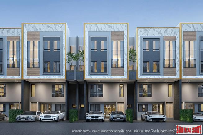 New Project of Modern Town Homes with Home Automation at Lat Phrao Road, Bang Khen.-0