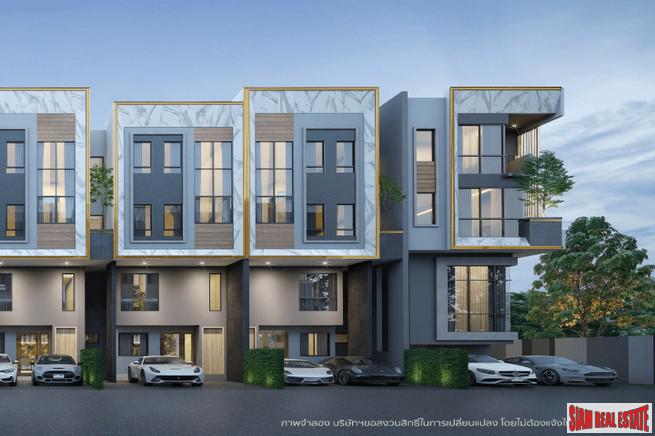 New Project of Modern Town Homes with Home Automation at Lat Phrao Road, Bang Khen.-2