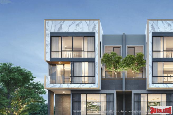 New Project of Modern Town Homes with Home Automation at Lat Phrao Road, Bang Khen.-3