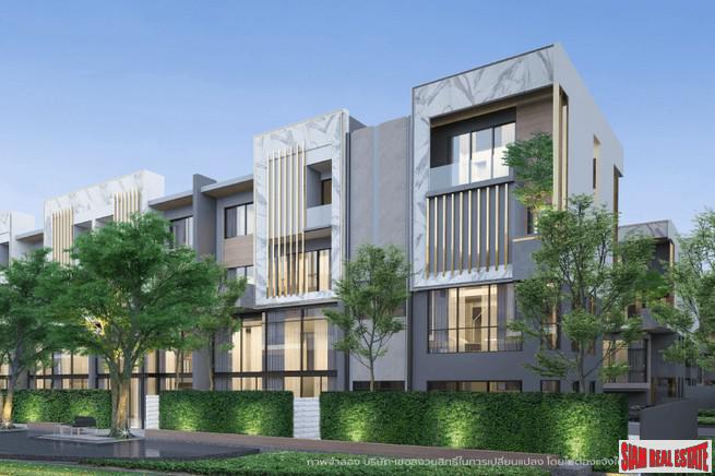 New Project of Modern Town Homes with Home Automation at Lat Phrao Road, Bang Khen.-4