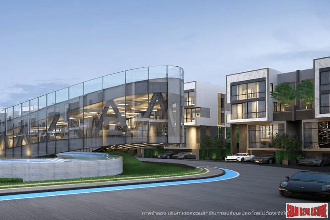 New Project of Modern Twin Houses with Home Automation at Lat Phrao Road, Bang Khen.-1