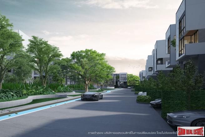 New Project of Modern Twin Houses with Home Automation at Lat Phrao Road, Bang Khen.-3