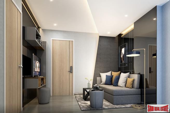 New Low-Rise Modern Condo Under Construction at Soi Laselle, Bearing, Bangna - 1 Bed 25 Sqm Units-24