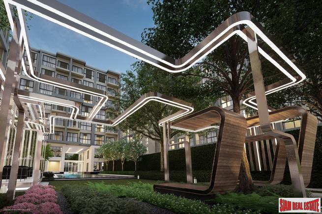 New Low-Rise Modern Condo Under Construction at Soi Laselle, Bearing, Bangna - 1 Bed 25 Sqm Units-4