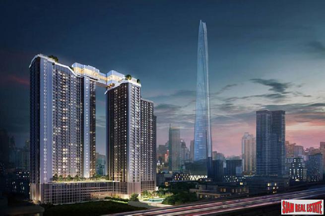 Newly Completed Mega Project with 2,400 Sqm of Sky Facilities only 300 metres to MRT Phra Ram 9, Rama 9 Road - Studio Units-2