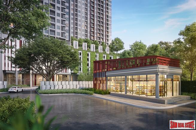 Nearing Completion is this High-Rise Condo with Huge Facilities and Unique Designs only 300 metres to MRT Phra Ram 9, Rama 9 Road - 1 Bed Plus Units-11