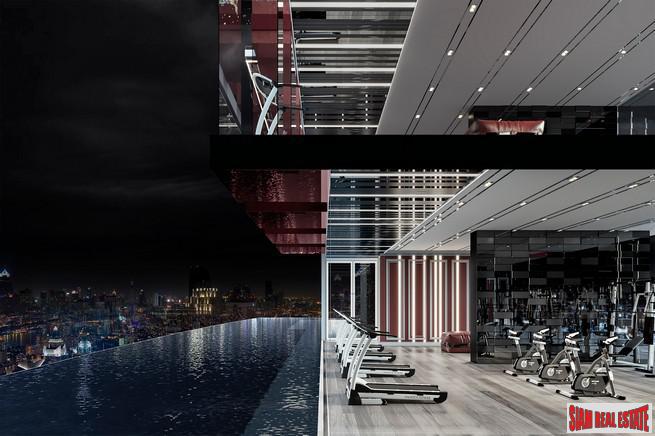 Nearing Completion is this High-Rise Condo with Huge Facilities and Unique Designs only 300 metres to MRT Phra Ram 9, Rama 9 Road - 1 Bed Plus Units-3