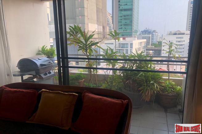 Sampoom Garden | Large 2 Bed Corner Unit on the 8th Floor with 4 Balconies Located only 200 Metres to BTS at Sathorn-0