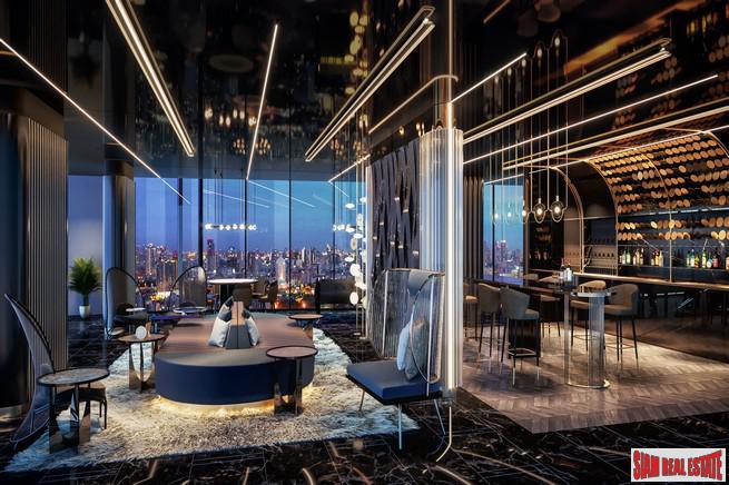 Hot New Luxury High-Rise Condo at the New Central Business District next to MRT Huai Khwang - 1 Bed Units - Free Full Furniture and Discount!-6