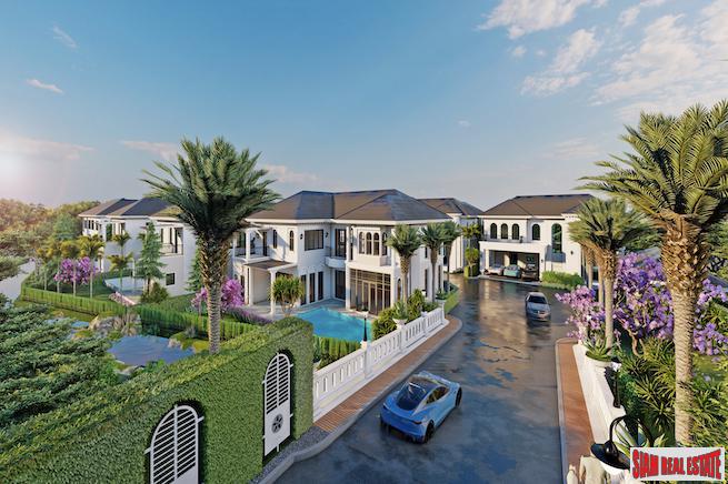 Exclusive New Three Bedroom Pool Villas and Commercial Units in Private Cherng Talay Estate-3