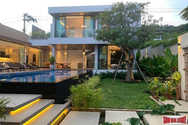 New Modern Four Bedroom Private Pool Villa for Sale in a Quiet Rawai Residential Area-0