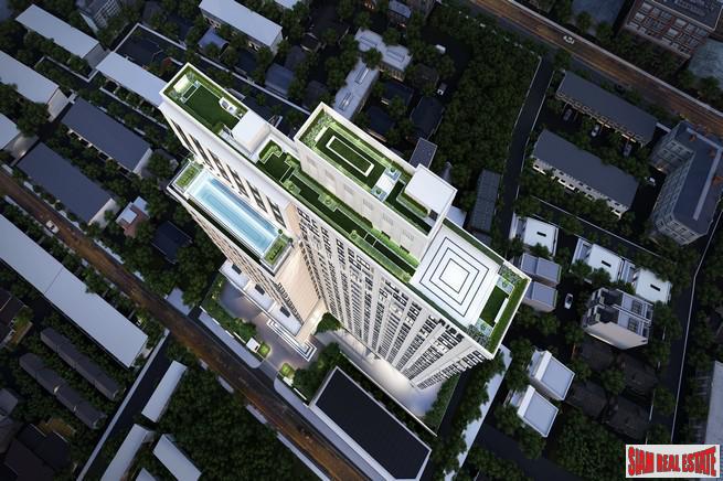 New Luxury Neo Classic Designed High-Rise at Charoennakorn close to Icon Siam, BTS Gold Line and the Riverside - 1 Bed Units - BitCoin Accepted as Payment!-3