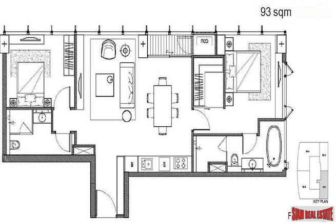 Saladaeng Residences | Spacious Luxury Two Bedroom Condo for Sale - Only a 10 Minute Walk to Lumphini Park-22