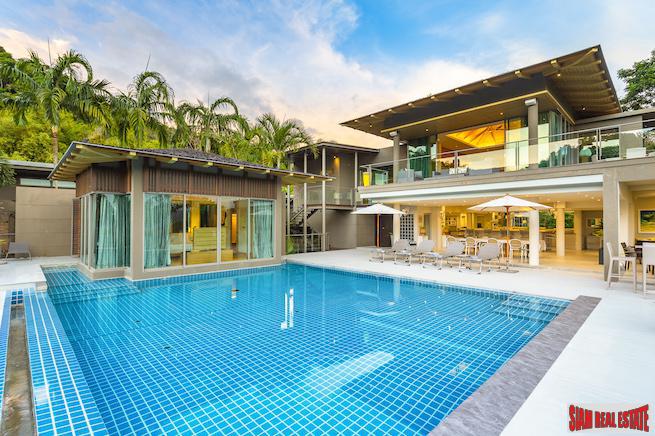 La Colline | Amazing Sea Views from this Magnificent Five Bedroom Pool Villa for Sale in Layan-0