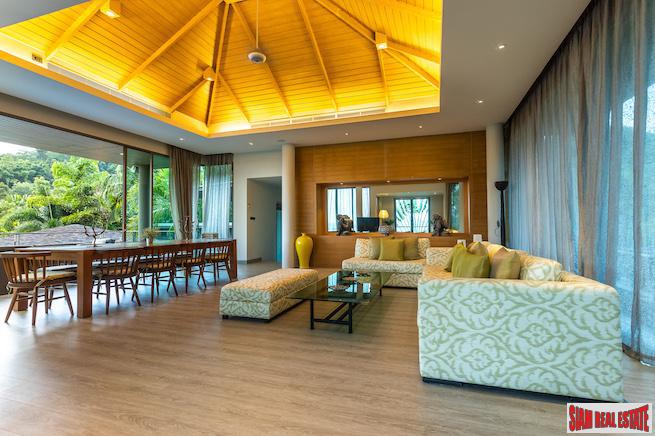 La Colline | Amazing Sea Views from this Magnificent Five Bedroom Pool Villa for Sale in Layan-5