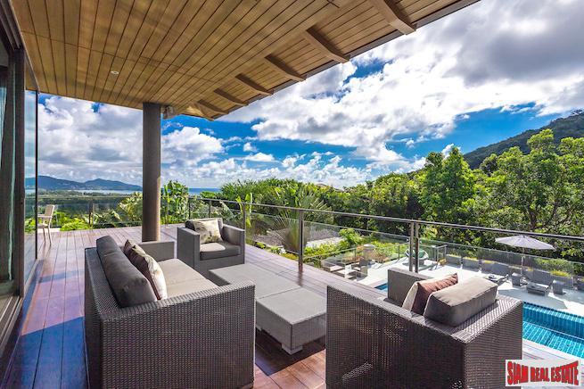 La Colline | Amazing Sea Views from this Magnificent Five Bedroom Pool Villa for Sale in Layan-8