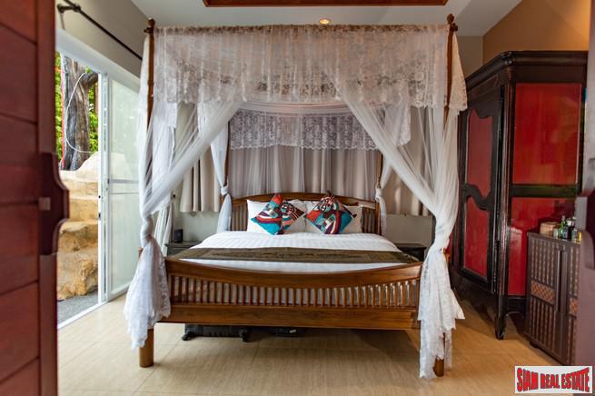 Unique Eight Bedroom + Rooftop Terrace Sea View Pool Villa for Sale in Rawai/Sai Yuan-16