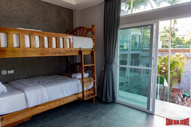Unique Eight Bedroom + Rooftop Terrace Sea View Pool Villa for Sale in Rawai/Sai Yuan-19