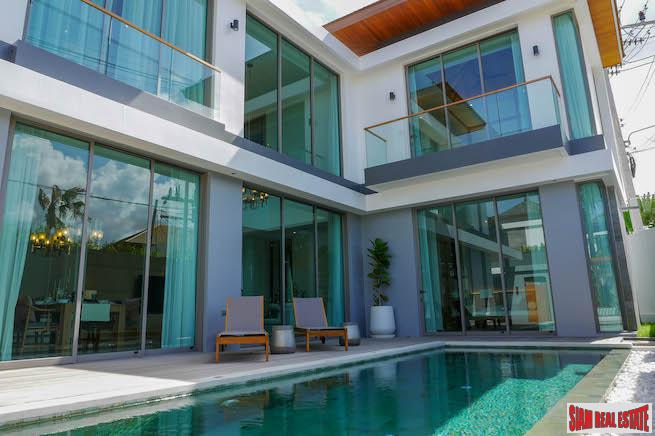 Brand New 3, 4 & 5 Bedroom Two Storey Villas with 40 sqm Private Swimming Pools for Sale In Cherng Talay-0