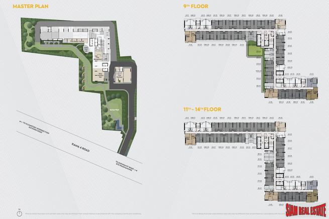 Exclusive New High-Rise Condo Launch by Leading Developers with River, Park and City Views at Rama 4 Road by Asoke and Phrom Phong -2 Bed Loft - Only 12% Down-Payment!-27