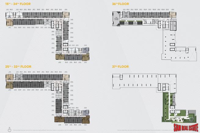 Exclusive New High-Rise Condo Launch by Leading Developers with River, Park and City Views at Rama 4 Road by Asoke and Phrom Phong -2 Bed Loft - Only 12% Down-Payment!-28