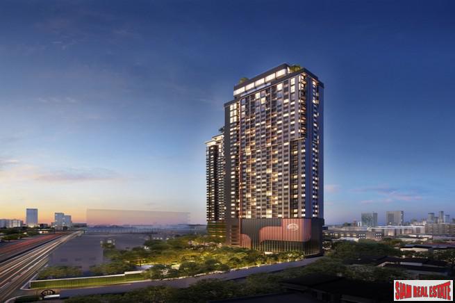 Exclusive New High-Rise Condo Launch by Leading Developers with River, Park and City Views at Rama 4 Road by Asoke and Phrom Phong -1 Bed Plus Units - Only 12% Down-Payment!-5