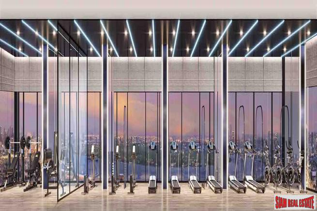 Exclusive New High-Rise Condo Launch by Leading Developers with River, Park and City Views at Rama 4 Road by Asoke and Phrom Phong -1 Bed Loft - Only 12% Down-Payment!-4