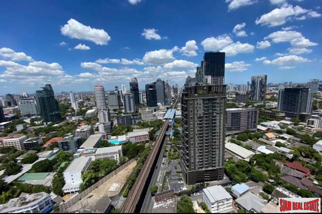 Beatniq Sukhumvit 32 | Two Bedroom + 1 Study room Condo for Rent with Unblocked City Views in Thong Lo-0