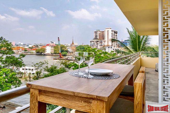Baan ChaoPhraya Condominium | Large 1+ 1 Bedroom Condo, & Big Balcony with Views of Chao Phraya River for Sale in Krung Thonburi-0